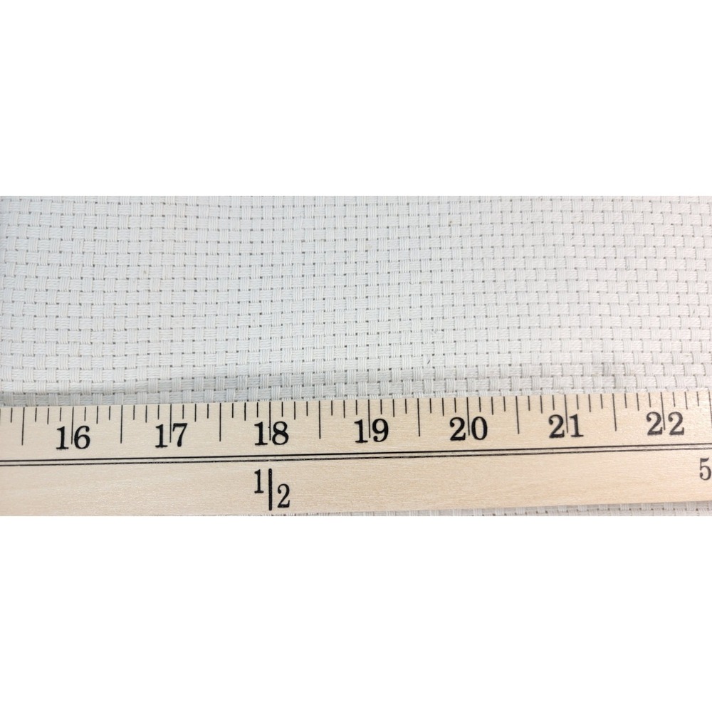Monks Cloth Fabric 100% Cotton 4x4 Weave/8 Or 9 Count Natural Unwashed 2.5 Yd - Picture 2 of 10